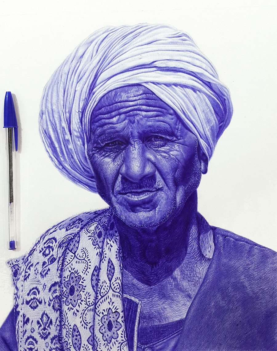 900x1139 Pieces Of Ballpoint Pen Art And Photorealistic Portraits