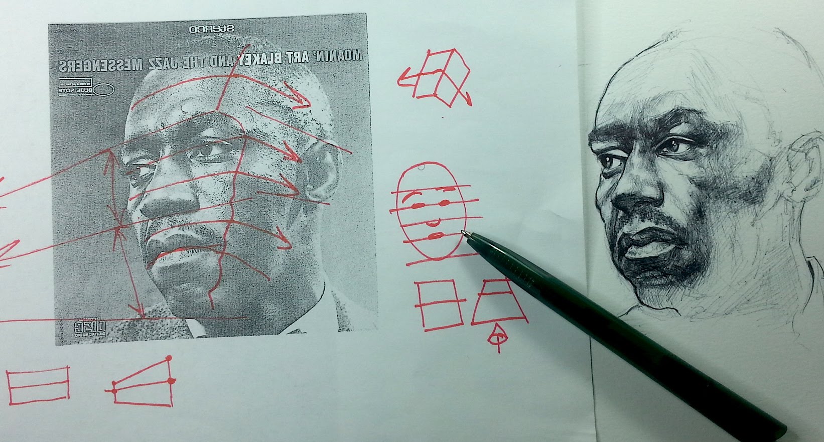 1642x881 Ballpoint Pen Portrait Drawing Demo Amp Tips