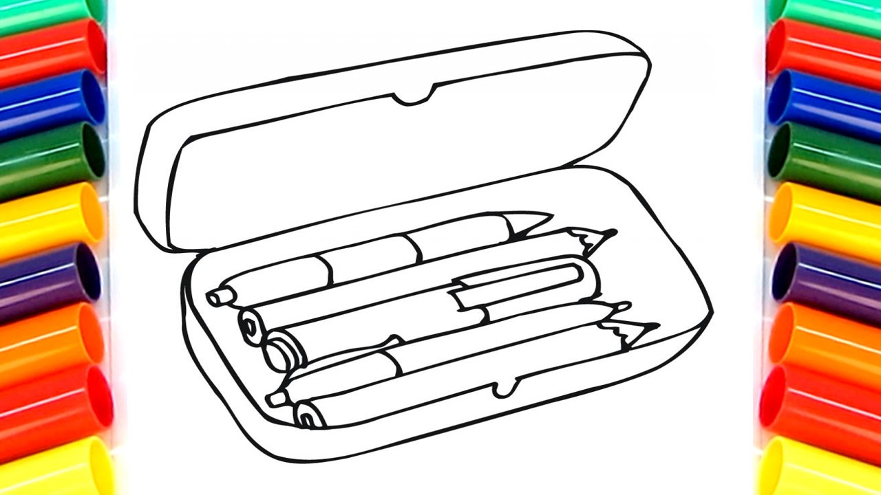 Pencil Box Drawing at GetDrawings Free download