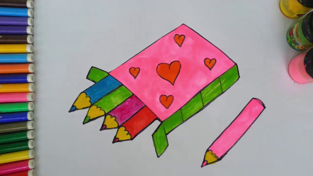 1280x720 How To Draw Pencil Box Kidsdraw Boys And Girls Drawing