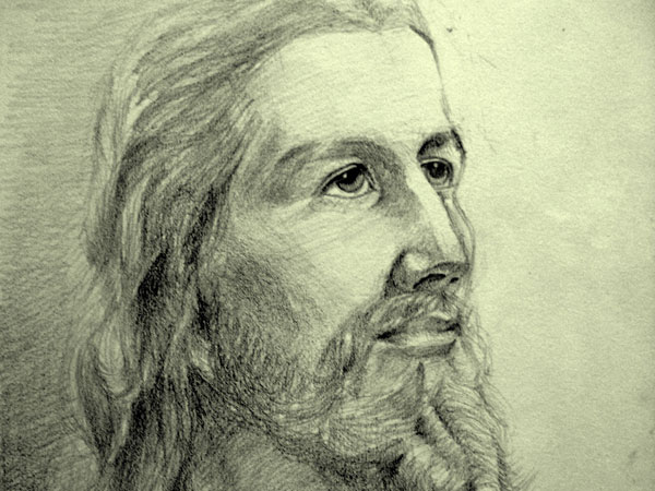 600x450 30 Magnificent Drawings Of Jesus