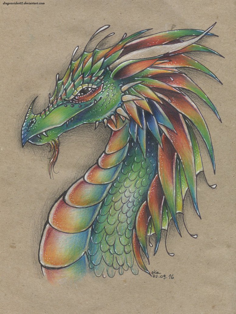 Pencil Drawing Of A Dragon at GetDrawings | Free download