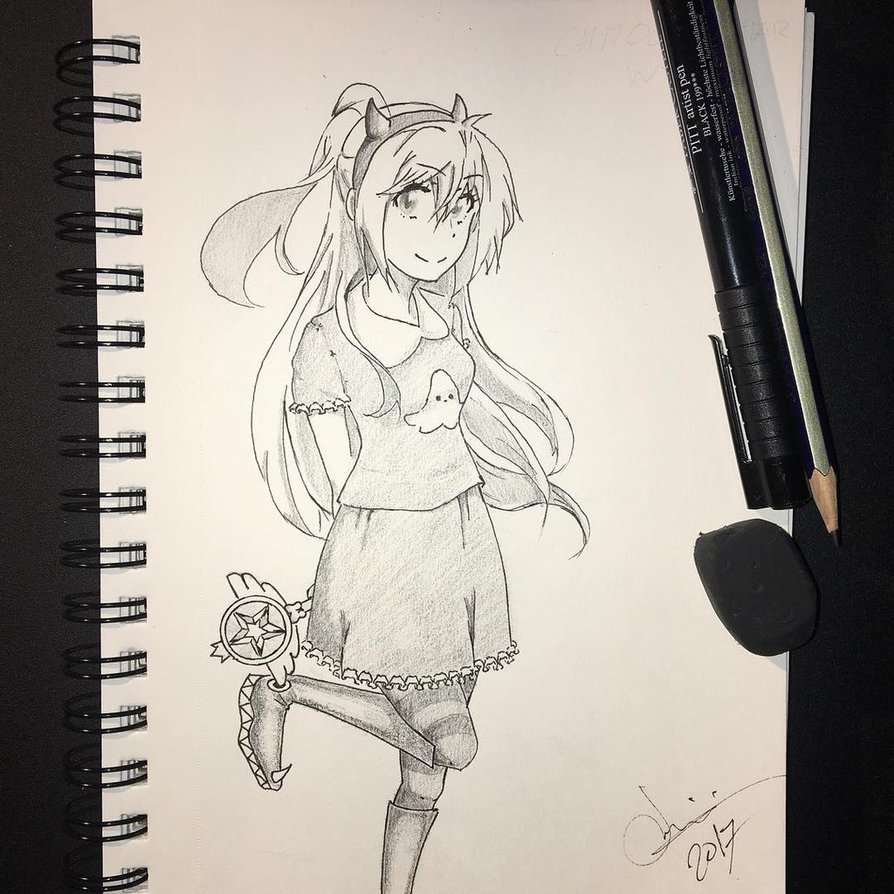 894x894 Chitoge As Star Butterfly (Pencil Drawing) By Mashupt