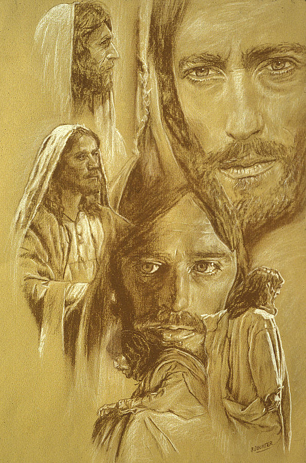 595x900 Pencil Drawing Of Jesus Drawings Fine Art America