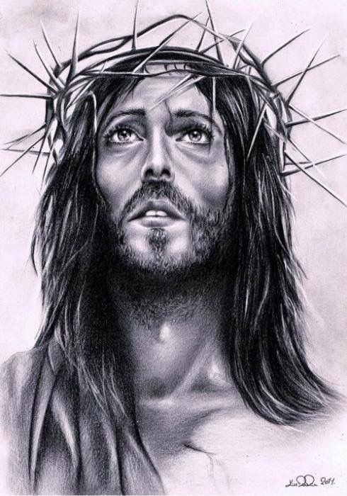 Pencil Drawing Of Jesus Christ at GetDrawings | Free download