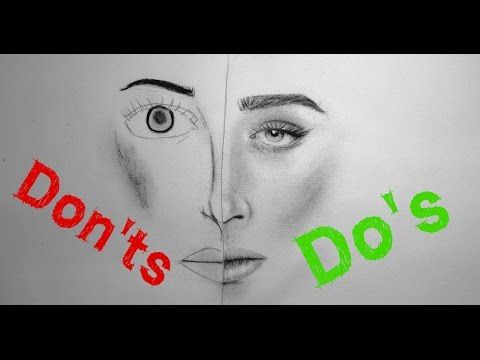 480x360 How To Shade And Draw Realistic Eyes, Nose And Lips With Graphite