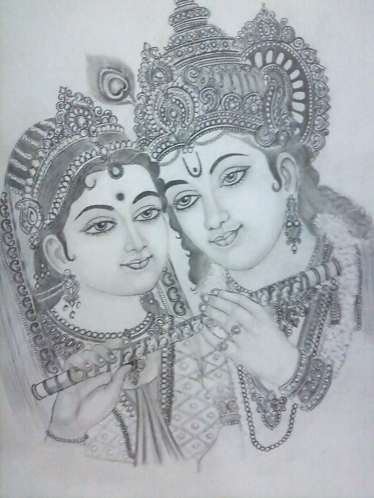 The best free Radha drawing images. Download from 58 free drawings of