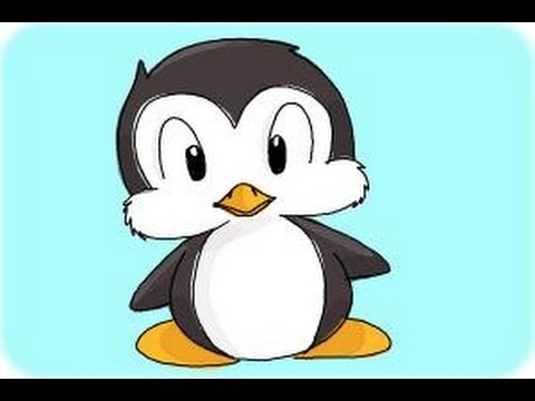 480x360 How To Draw A Cartoon Penguin