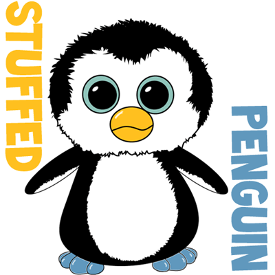 400x400 How To Draw Stuffed Baby Penguins With Easy Step By Step Drawing