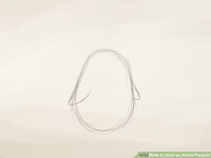 728x546 How To Draw An Anime Penguin 6 Steps (With Pictures)