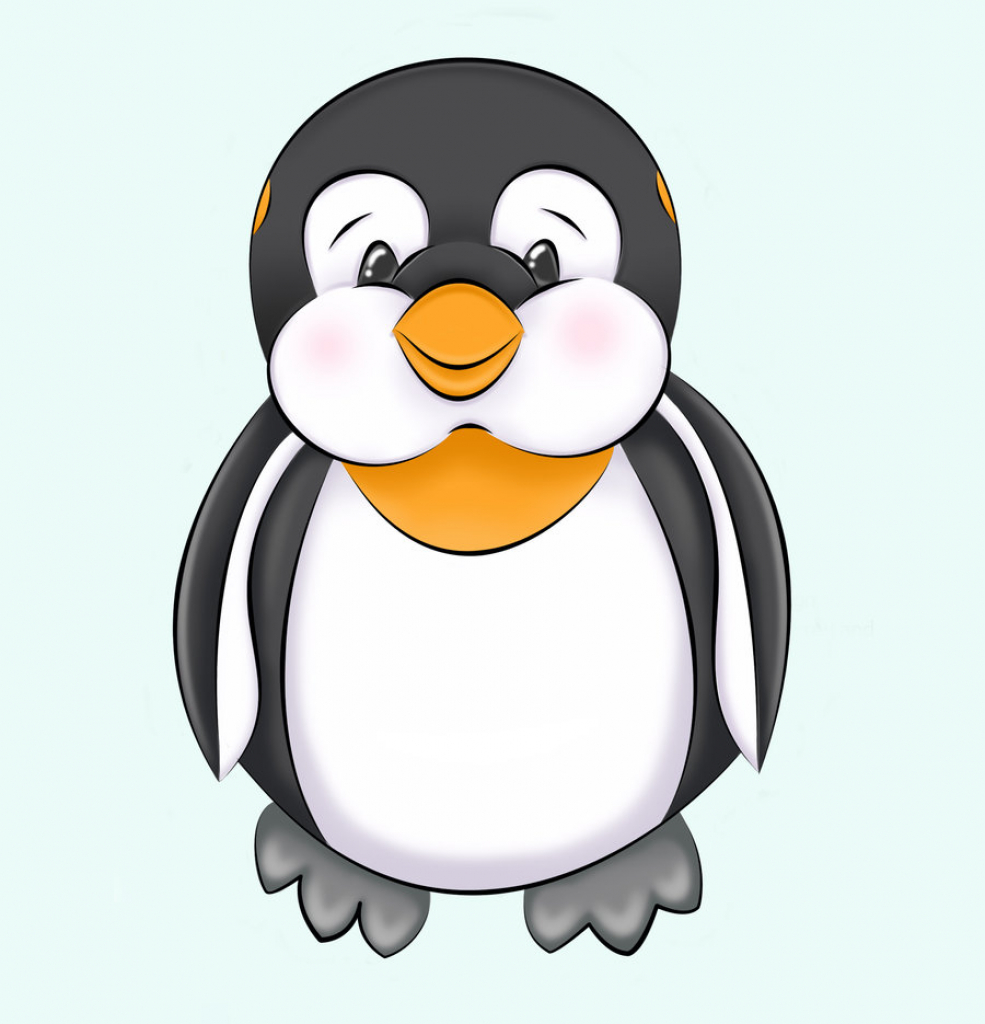 985x1024 Cute Penguin Drawing Cute Penguins Drawing Images