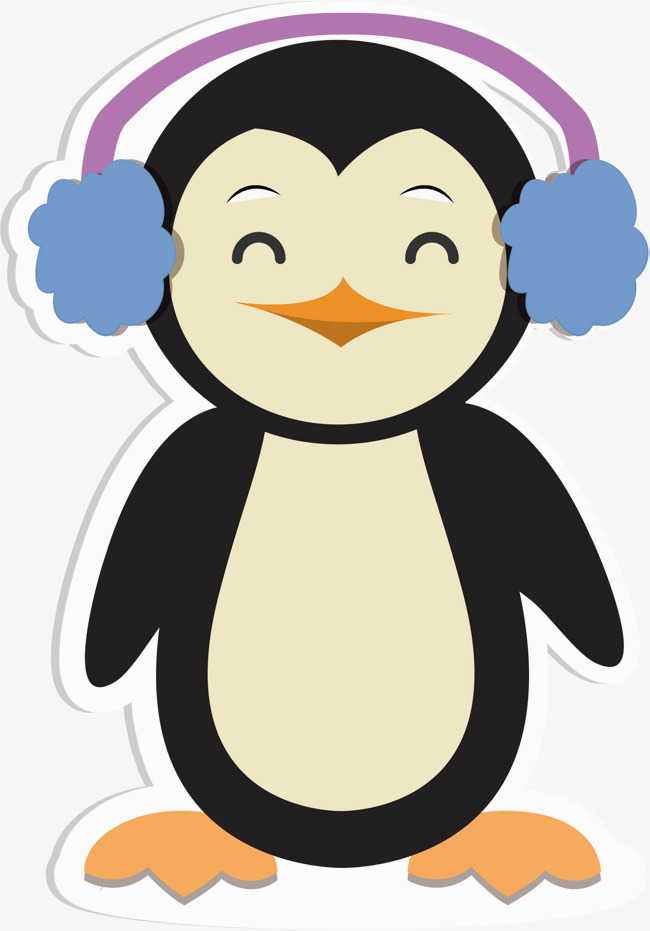 650x931 Vector Hand Painted Penguins, Penguin, Vector Diagram, Hand