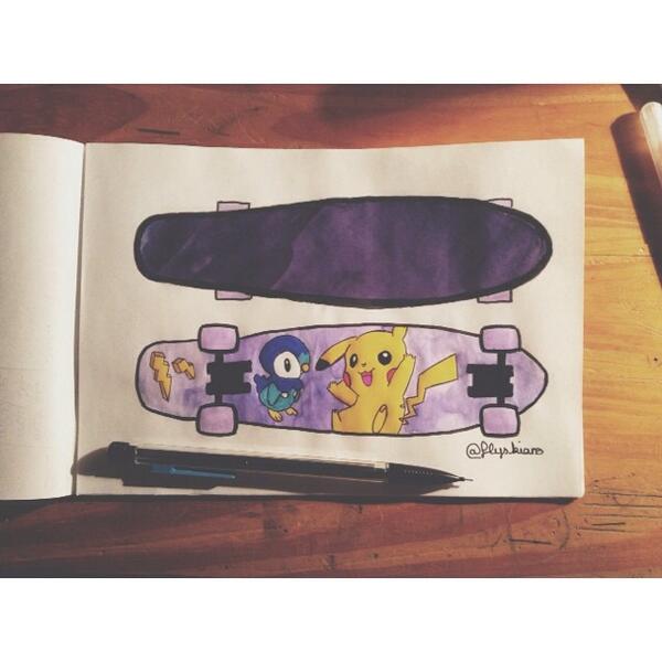 600x600 Surn On Twitter This Is My Penny Board Drawing