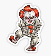 210x230 Pennywise The Clown Drawing Stickers Redbubble
