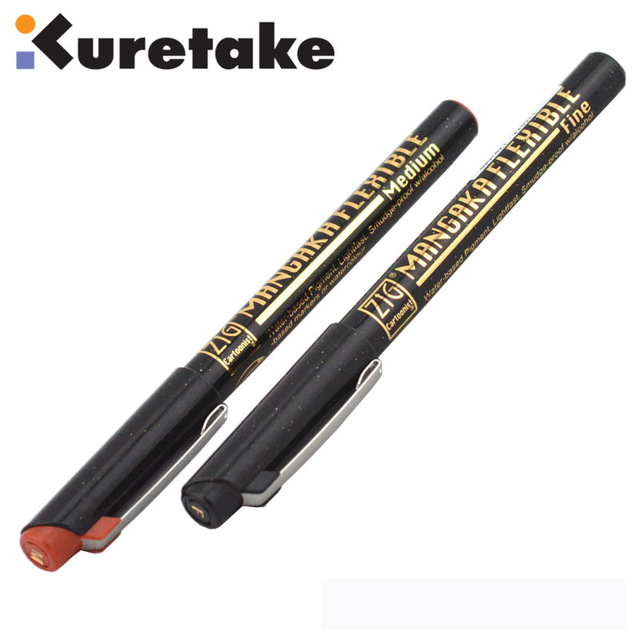 640x640 Zig Kuretake Markers Mangaka Flexible Pens Drawing Pen Comic