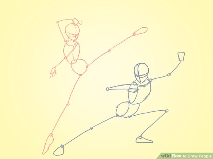 728x546 3 Basic Ways To Draw People Step By Step