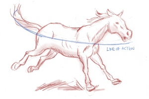 300x199 Draw Action Amp Drawing Figures Amp People Running, Walking, Jumping