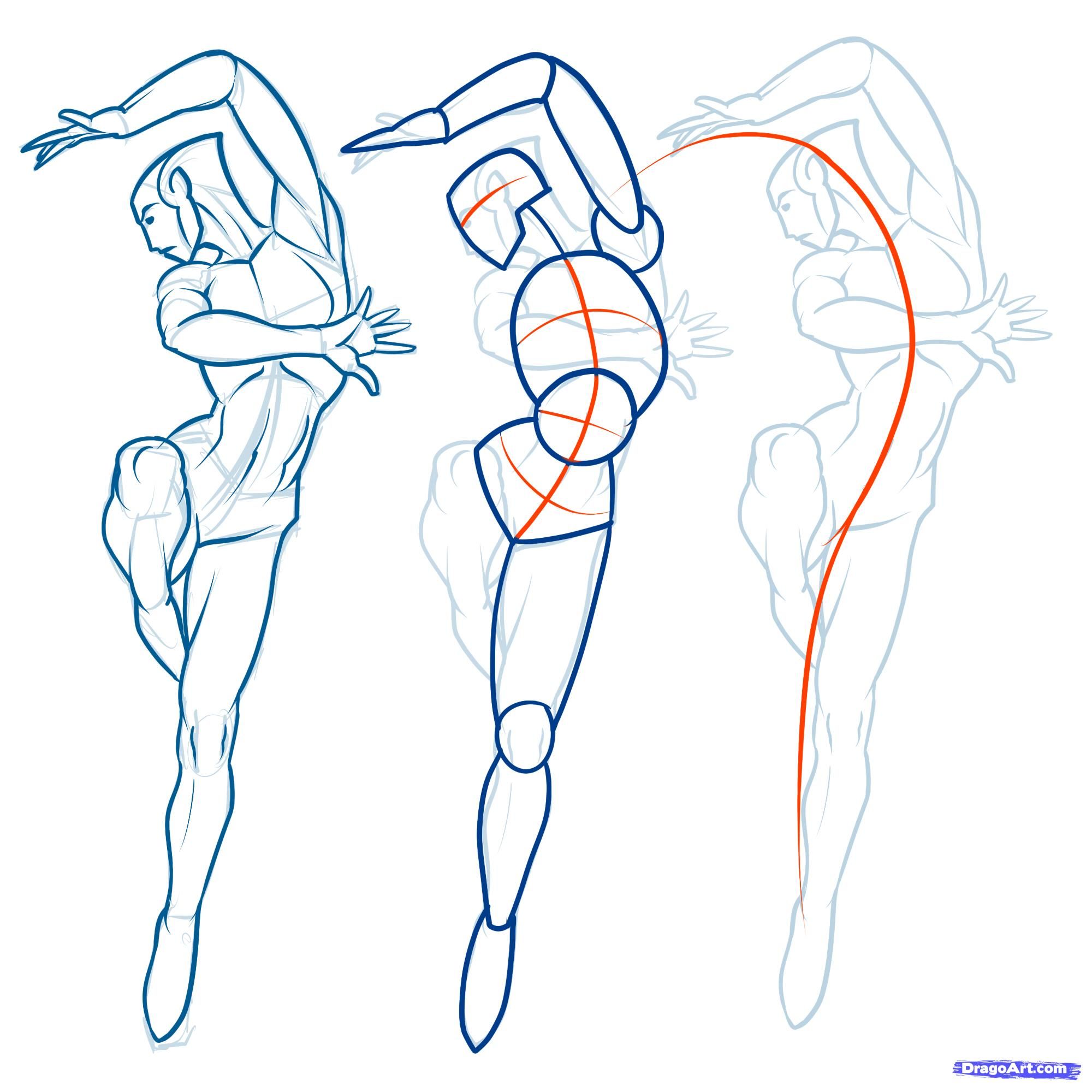 2000x2000 Step 6. How To Draw Action Poses Drawing Tips