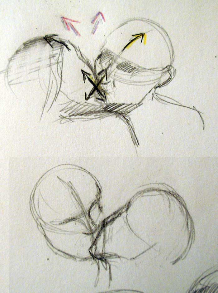 700x939 How To Draw People Kissing