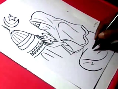 480x360 How To Draw Lord Prayer Drawing Step By Step For Kids