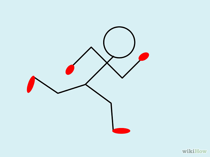 670x503 How To Draw A Stick Man Running D R A W I N G