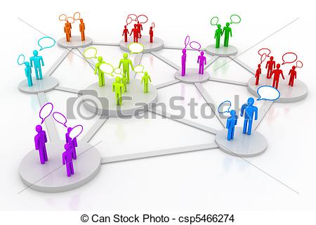 450x320 People Talking Drawing