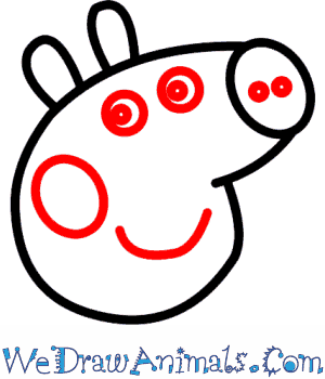 300x350 How To Draw Peppa Pig