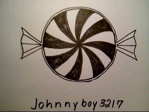 480x360 How To Draw A Peppermint Candy Easy Doodle Freehand Realtime Make