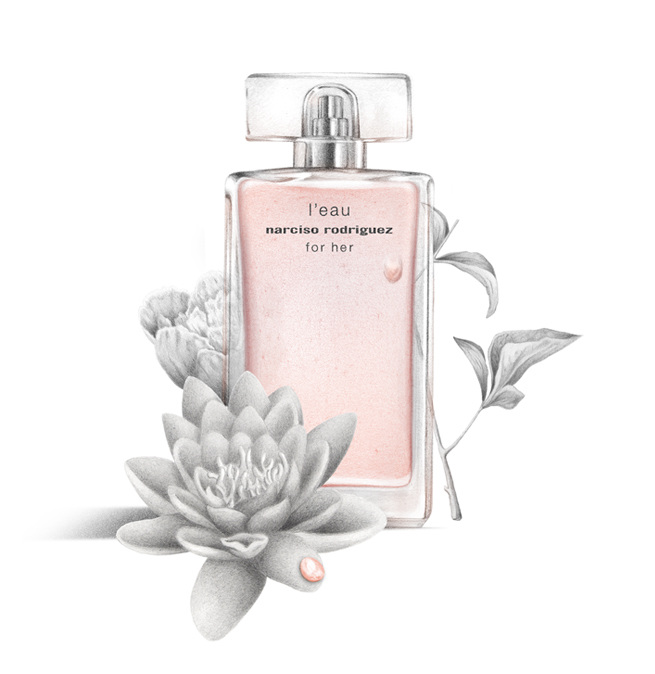 655x674 Perfume Bottles, Drawing For Citizenk Magazine, Pencil Domitille