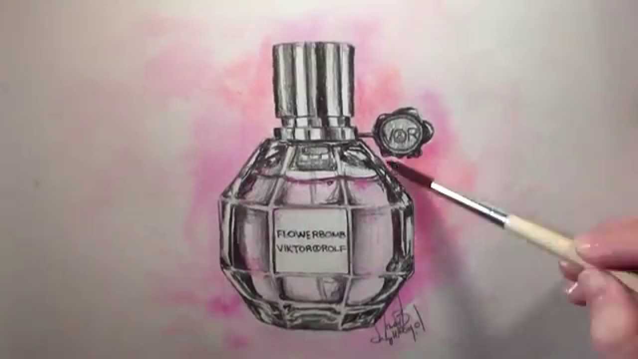 1280x720 Speed Drawing Flowerbomb Perfume
