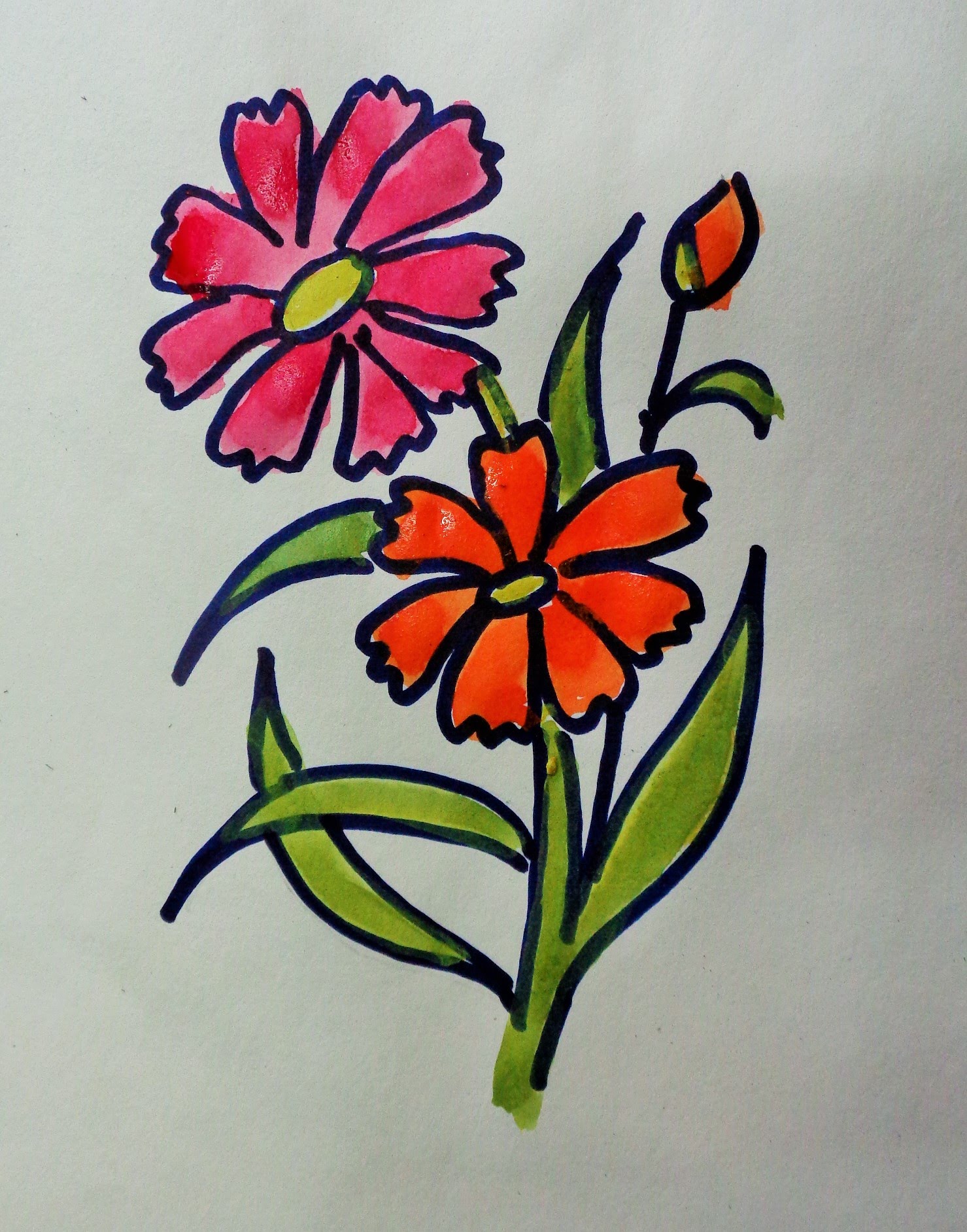 1479x1884 How To Draw Periwinkle Flower