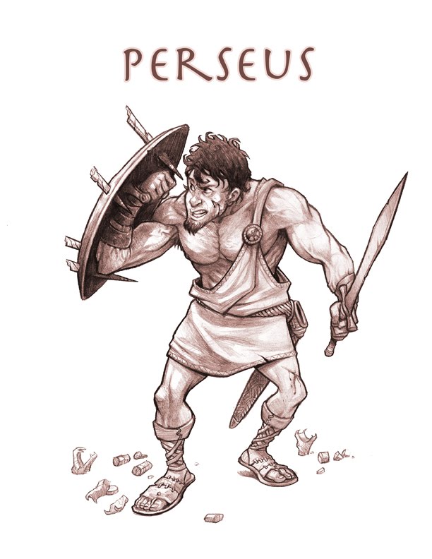 612x792 Tyler Parkinson's Blog For Drawing And Stuff Perseus Sketch
