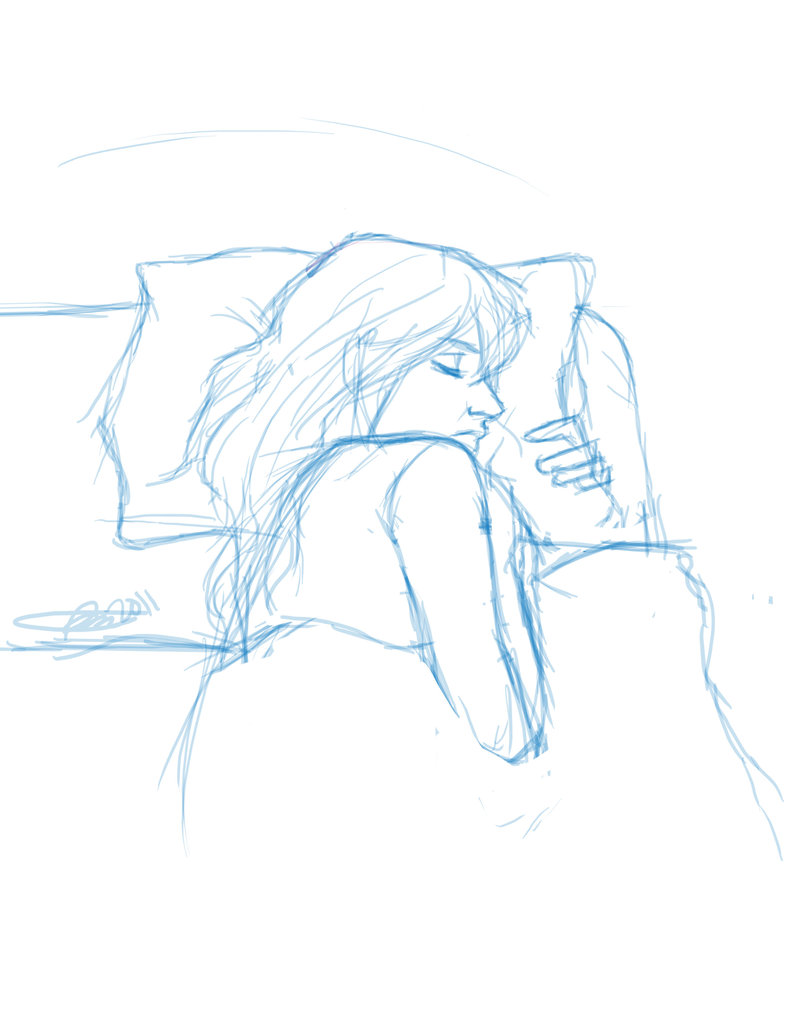 786x1017 Sleeping Sketch 1 By Rararachelmarie