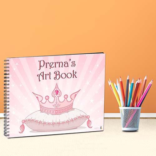 500x500 Personalized Drawing Book Princess J4kids.in