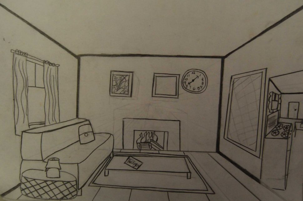 Perspective Room Drawing at GetDrawings | Free download