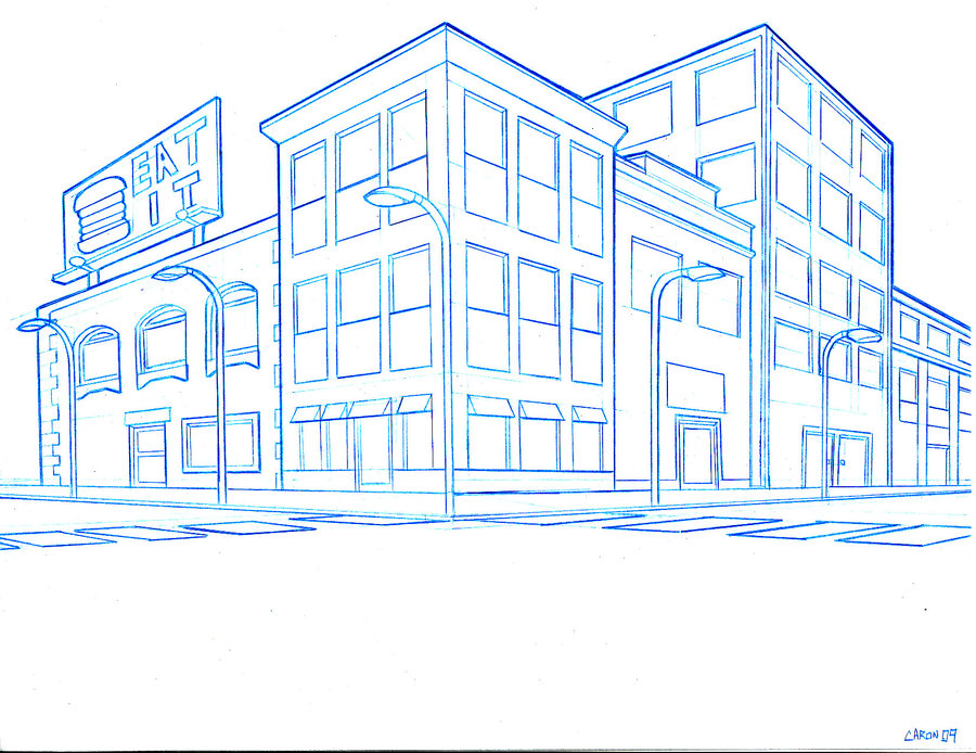 900x694 2 Point Perspective Perspective And The Illusion Of Depth