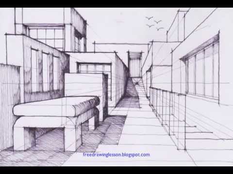 480x360 Draw A Street In One Point Perspective
