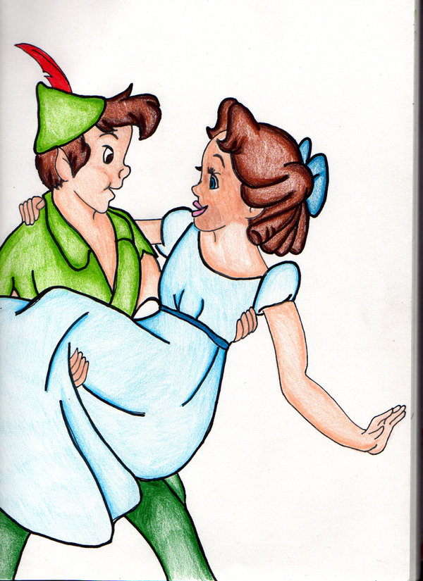 600x825 Peter Pan And Wendy By Irishxoxqueen
