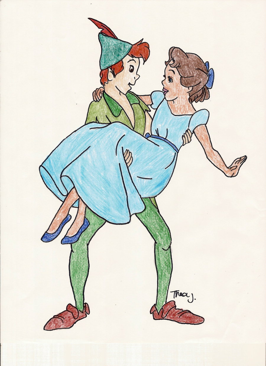 Peter pan and wendy. Барри Питер Пэн рисунок.