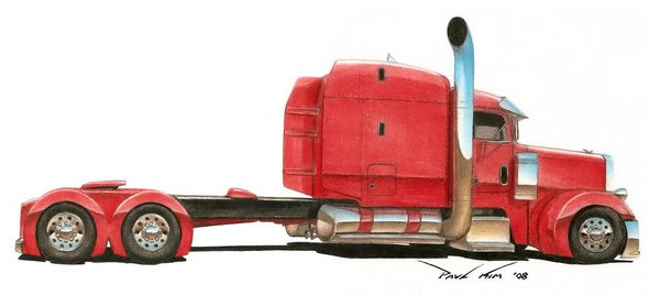 Peterbilt Drawing at GetDrawings | Free download