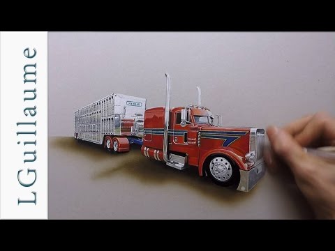 480x360 Drawing Of Peterbilt 389