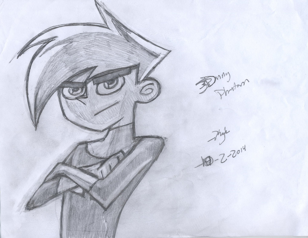 1017x785 Danny Phantom~arms Crossed Preview Wip By Kylephantom