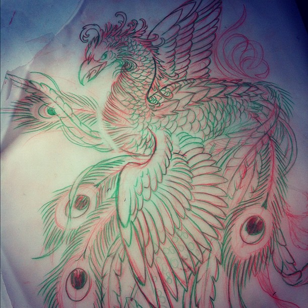 612x612 Bart Phoenix Drawing Tattoo Zoo