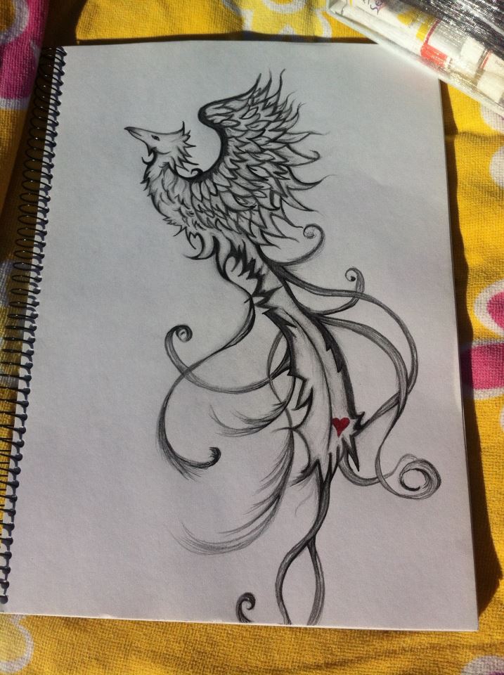 717x960 Phoenix Bird By Liinzb