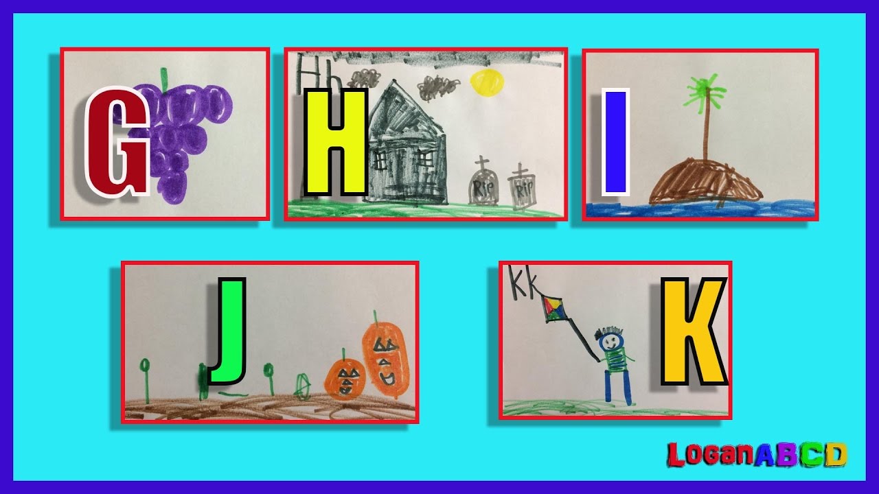 1280x720 Learning Abc Phonics Drawing With Color Markers G K