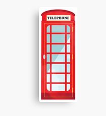 210x230 Phone Booth Drawing Canvas Prints Redbubble