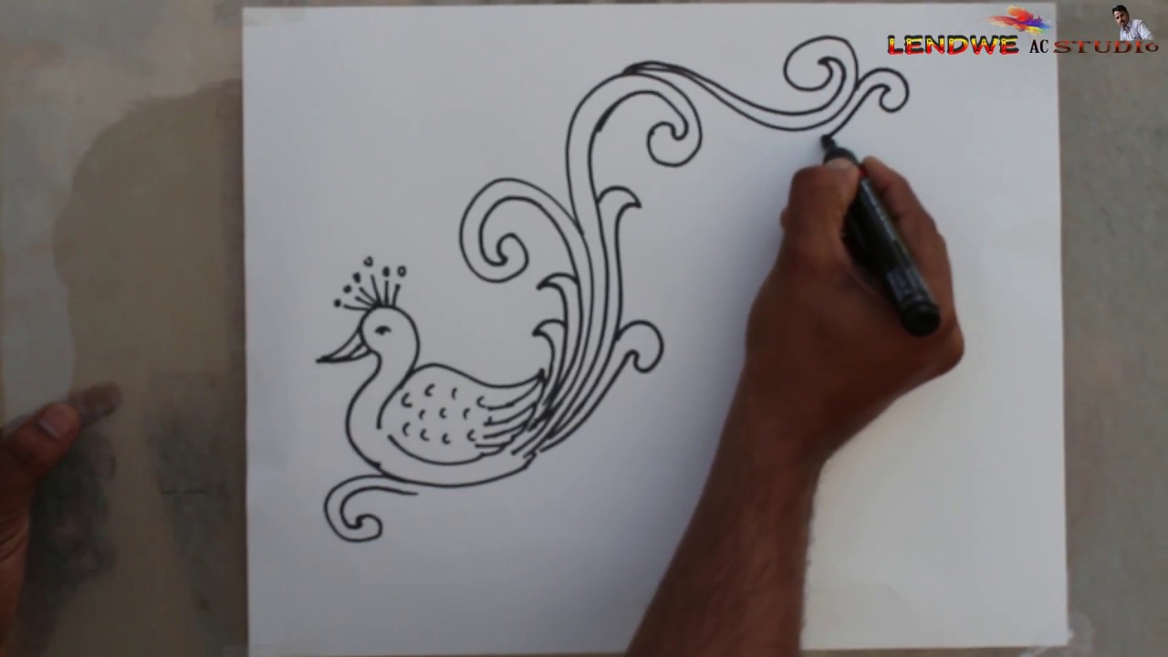 1280x720 How To Draw Free Hand Design Drawing