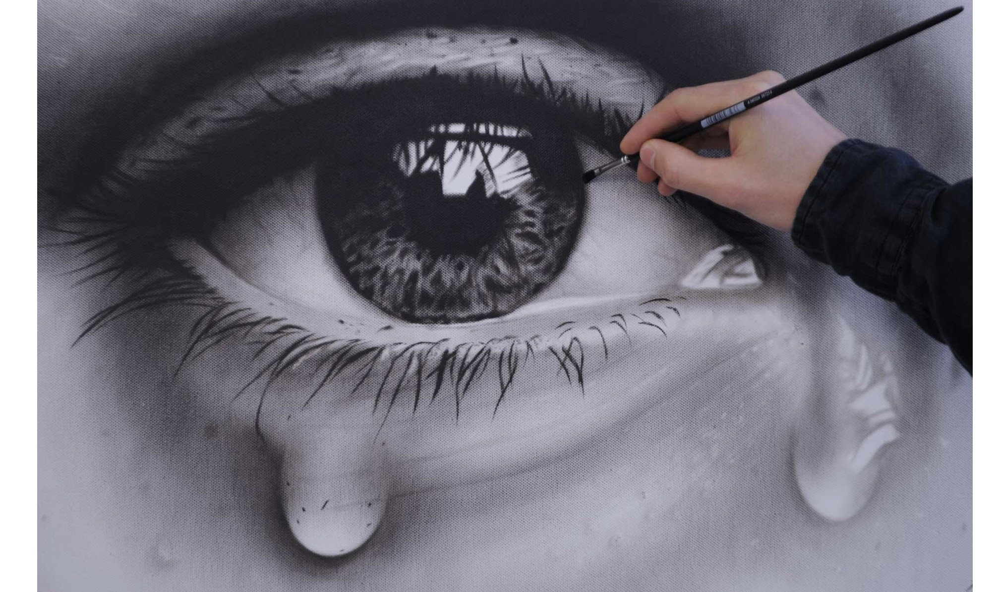 2019x1194 How To Draw A Realistic Eye Speed Painting (Photorealistic)