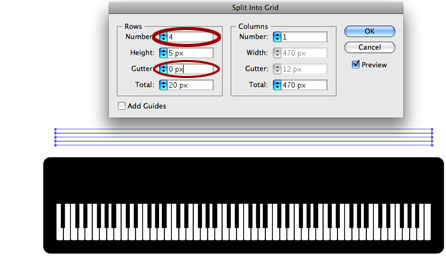 446x256 Illustrator Tutorial Drawing A Piano Keyboard