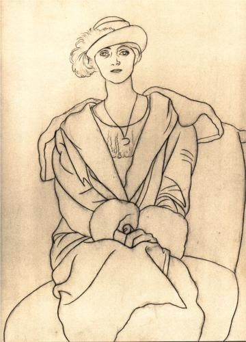 360x500 Picasso 1920 A Period Of Simplicity. Saw Her And Drew Her.